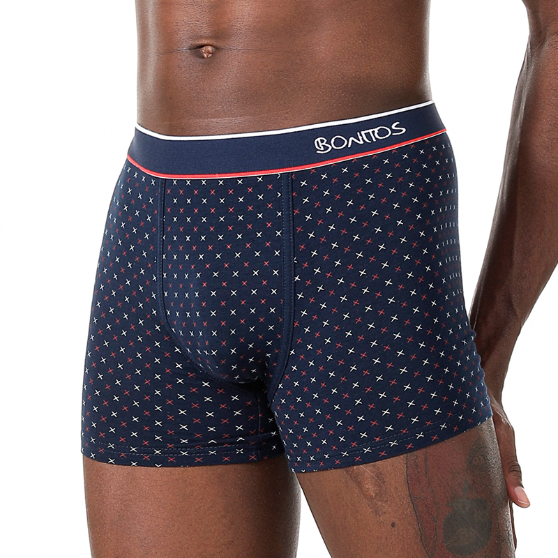 Boxer Brief Pack Cotton - cotton print Men's underpants sexy Mens