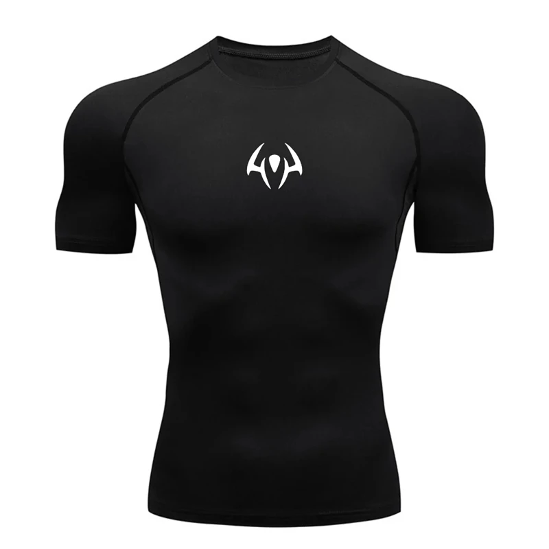 T Shirt Tight Fit - Graphic Short Sleeve Compression Shirts for