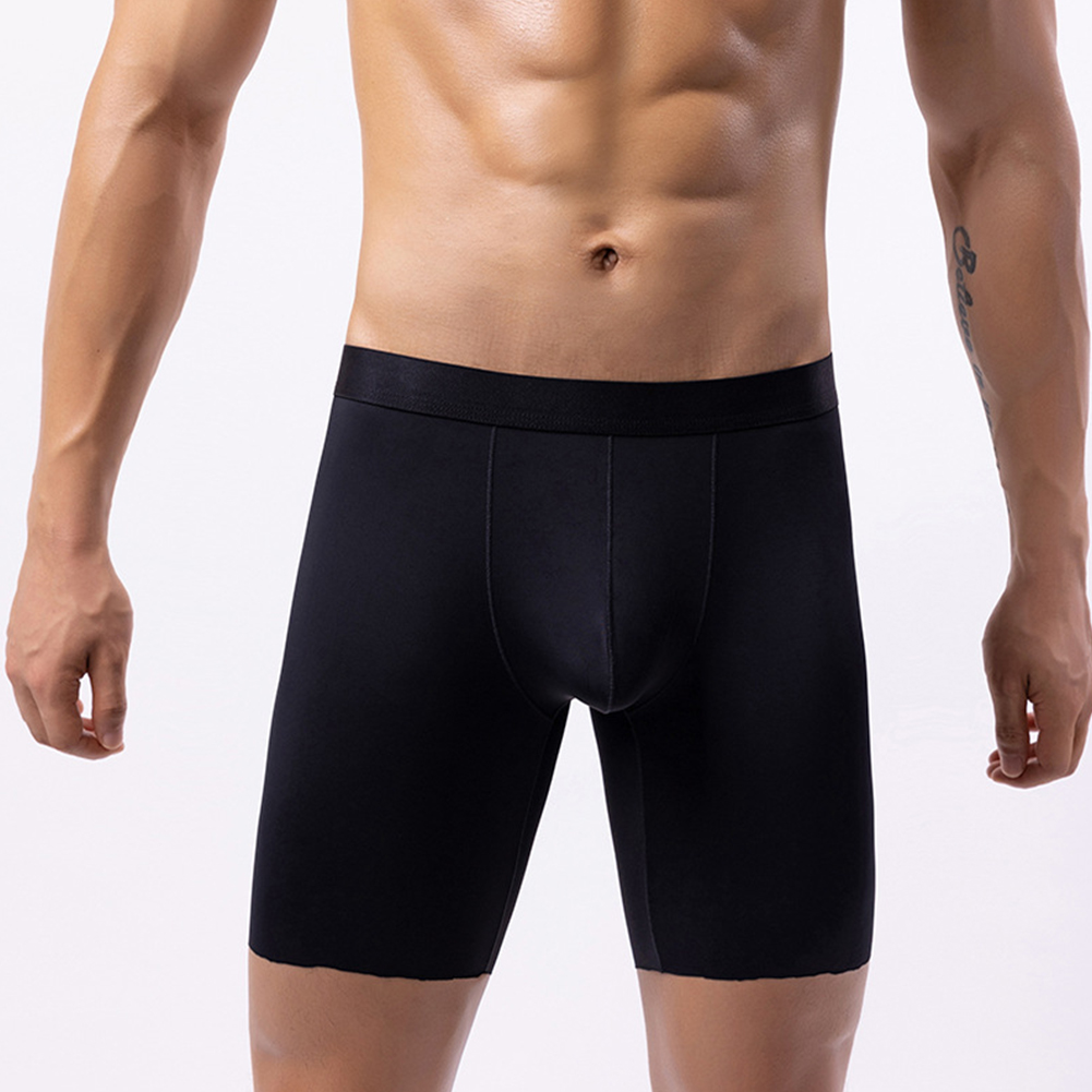 Men Ice Silk Long Leg Shorts B - Long Leg Trunk Men review and price