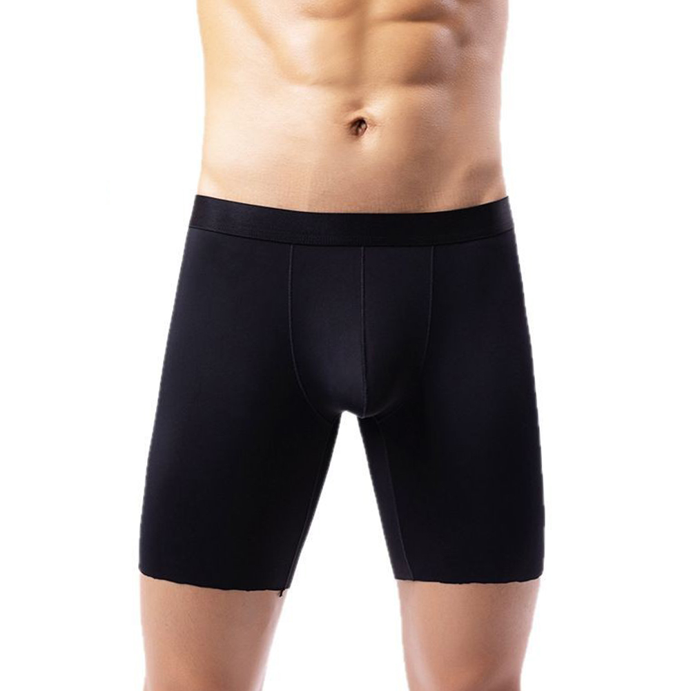 Men Ice Silk Long Leg Shorts B - Long Leg Trunk Men review and price