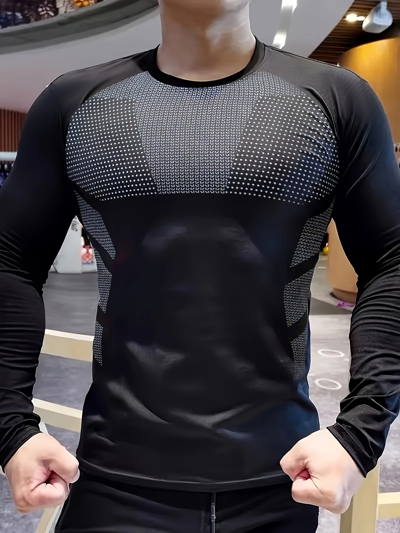 Men's autumn and winter thick  - T Shirt Tight Fit review and price