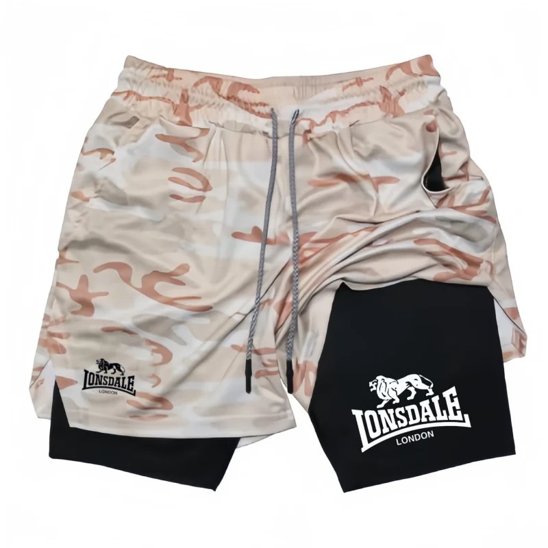 Print 2 in 1 Running Shorts fo - Compression Shorts Athletes review and price