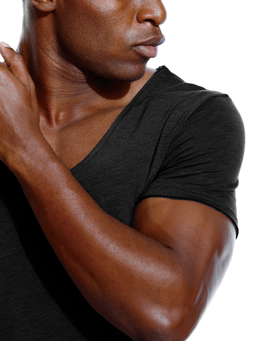 Scoop Neck T Shirt for Men Low - Undershirt Crew Neck review and price