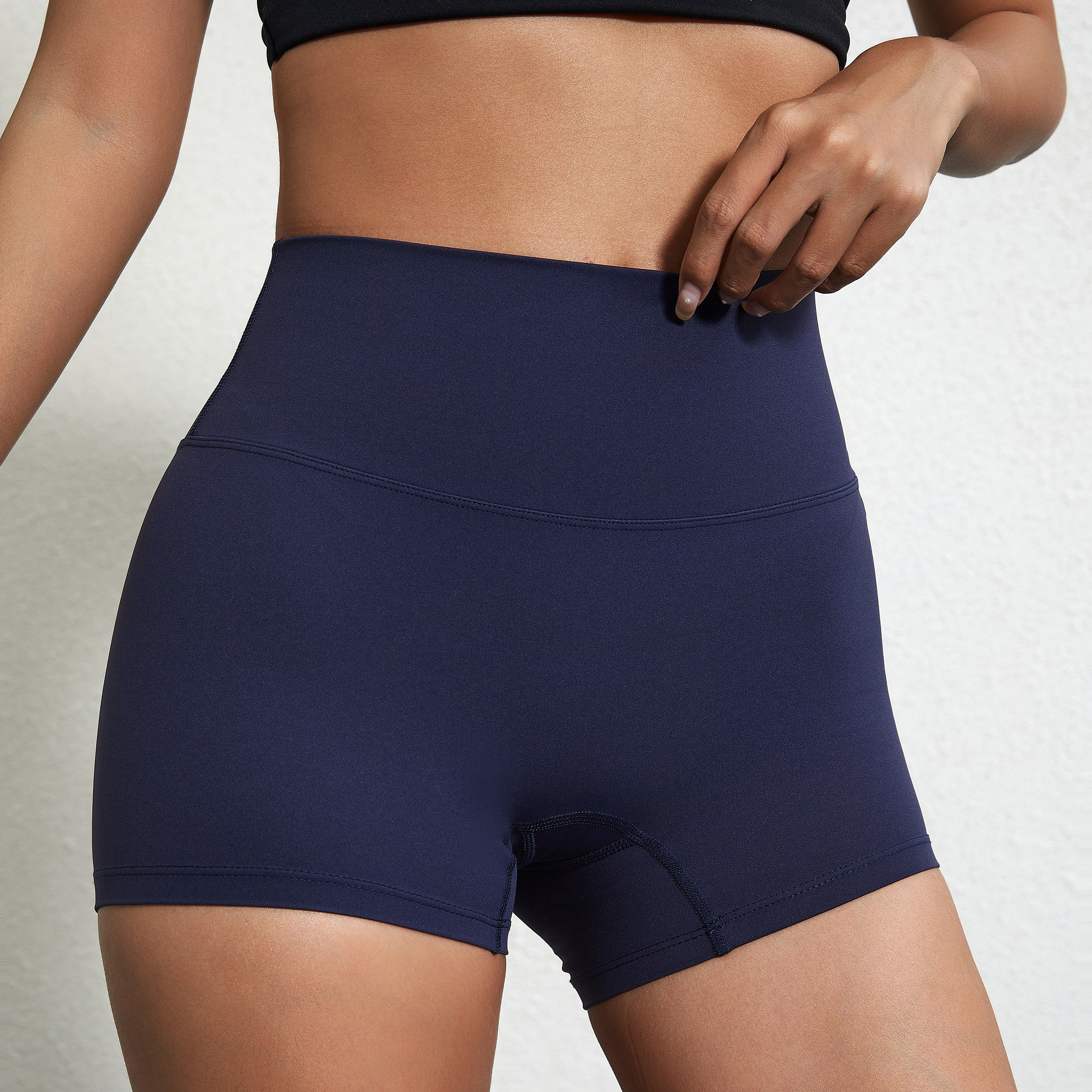 Sexy Solid Color High Waist Yo - Compression Shorts Athletes review and price