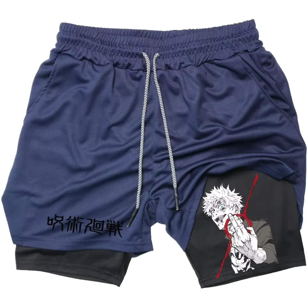 Anime Jujutsu Kaisen Gym Short - Compression Shorts Athletes review and price