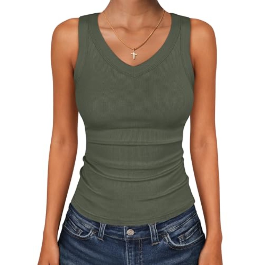ANRABESS Tank Tops for Women V - Tank Top Ribbed review and price