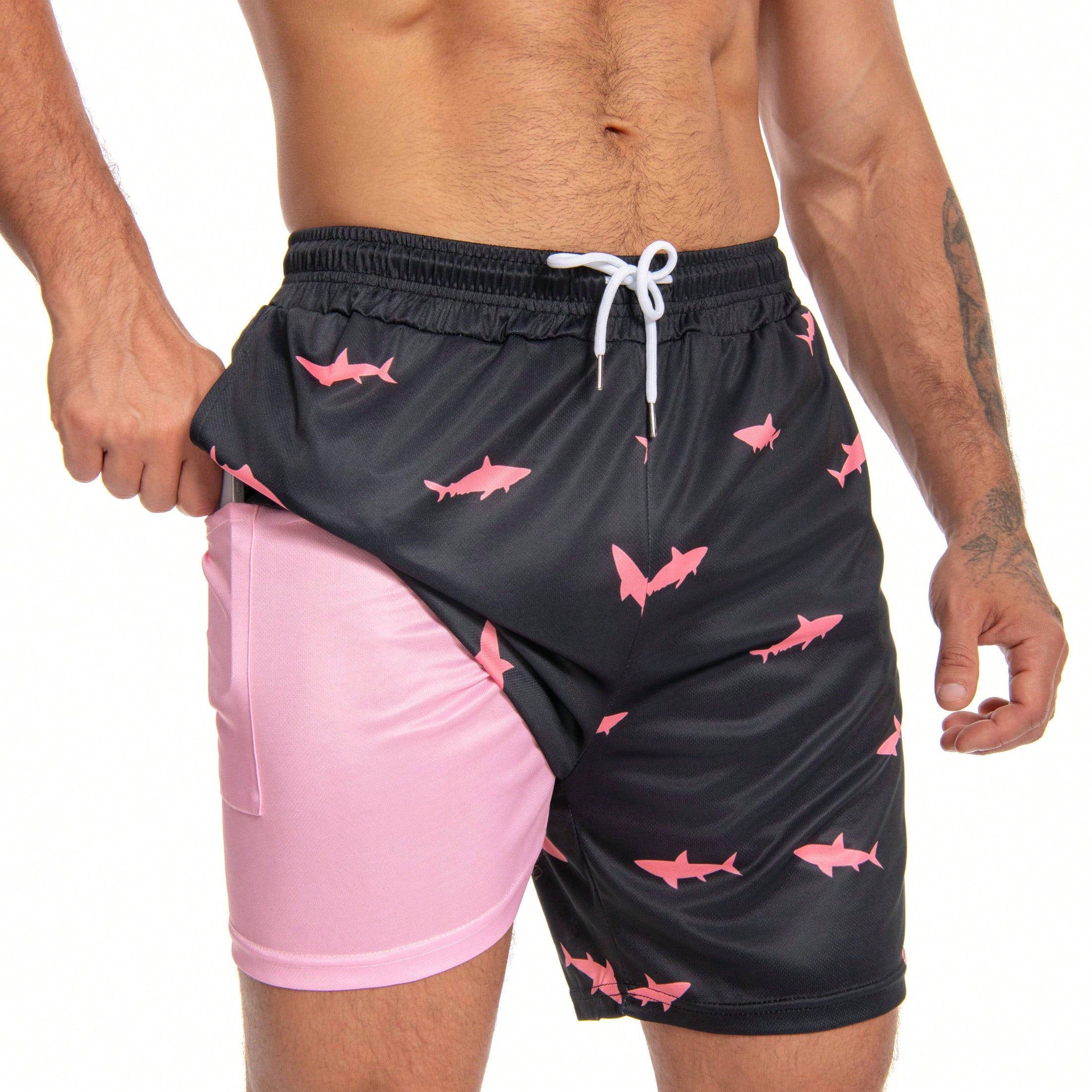 Mens Swim Trunks With Compress - Trunk Breathable Men review and price