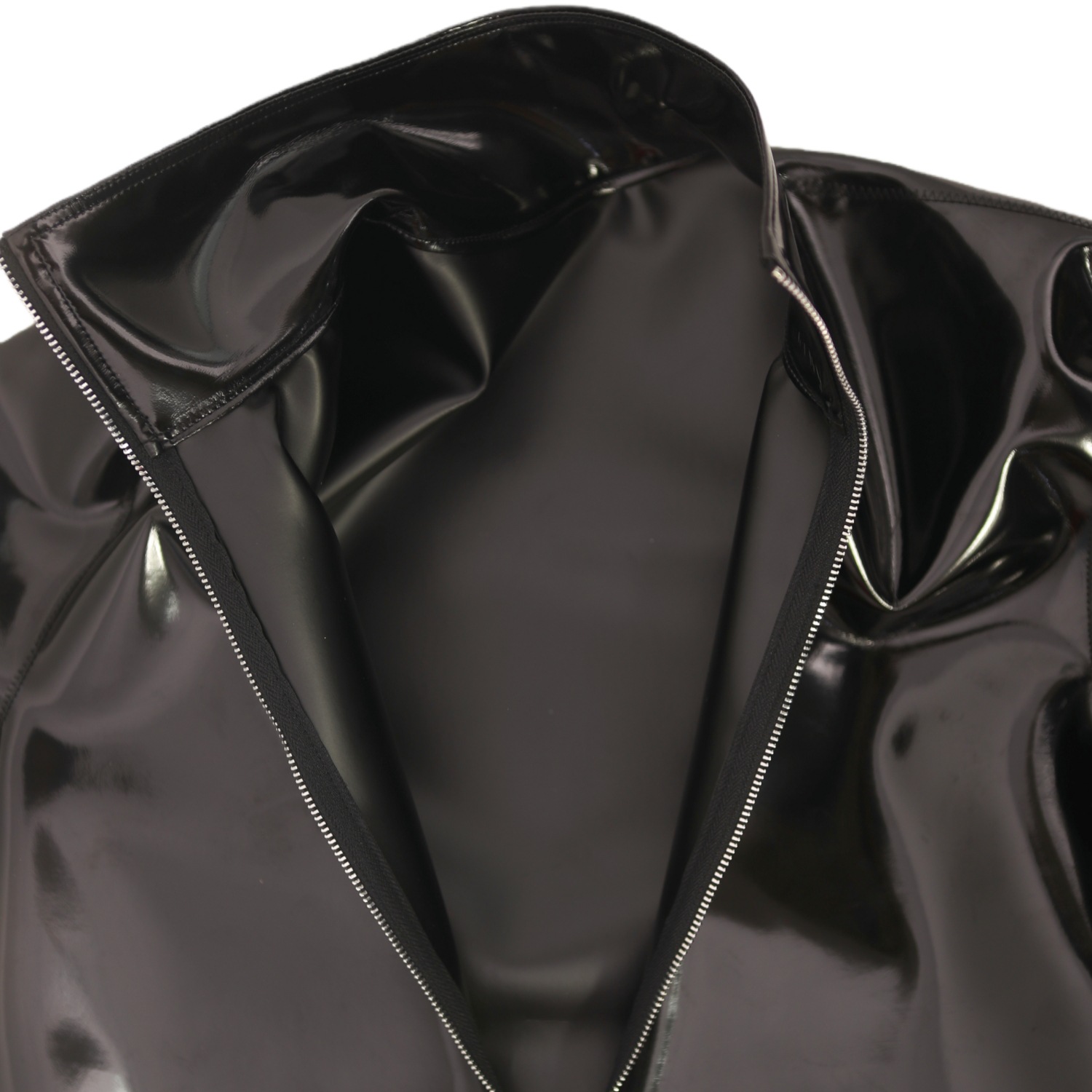 Sexy Men PVC Glossy Shiny Long - T Shirt Tight Fit review and price