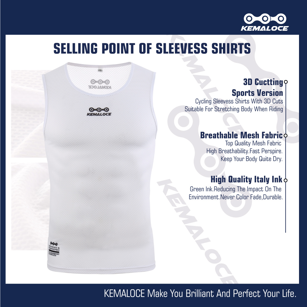 KEMALOCE Cycling Base Layer Sl - Sleeveless Undershirt review and price