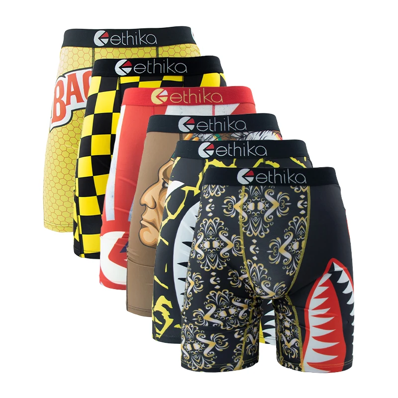 ETHIKA 6Pcs Men Underwear Boxe - Boxer Shorts Modal review and price