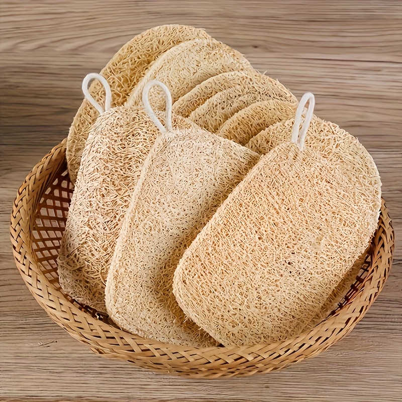 6pcs Natural Loofah Exfoliatin - Bamboo Fiber Trunk review and price