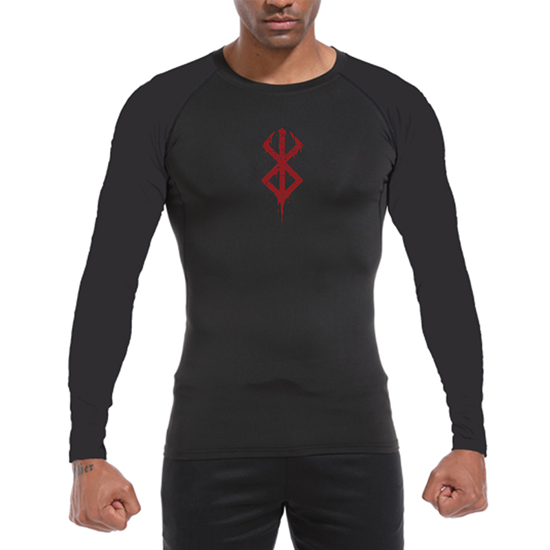 Men's Print Long Sleeve Compre - Base Layer Top review and price