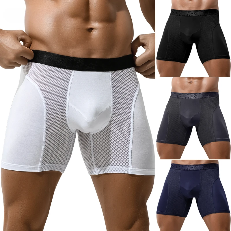 Men’s Total Support Pouch Boxe - Long Leg Trunk Men review and price
